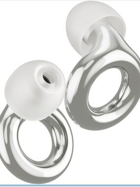 loop Silver Earbuds - Sleek Loop Experience 2 Plus